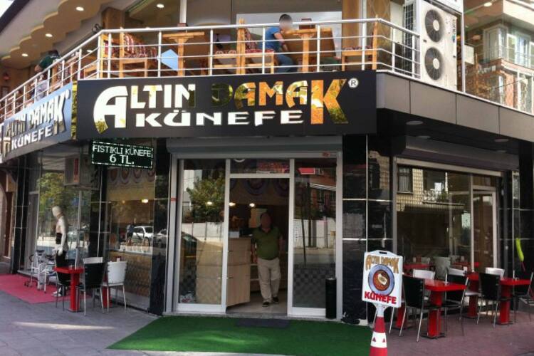 Altin Damak Kunefe Kocasinan Sirinevler Istanbul